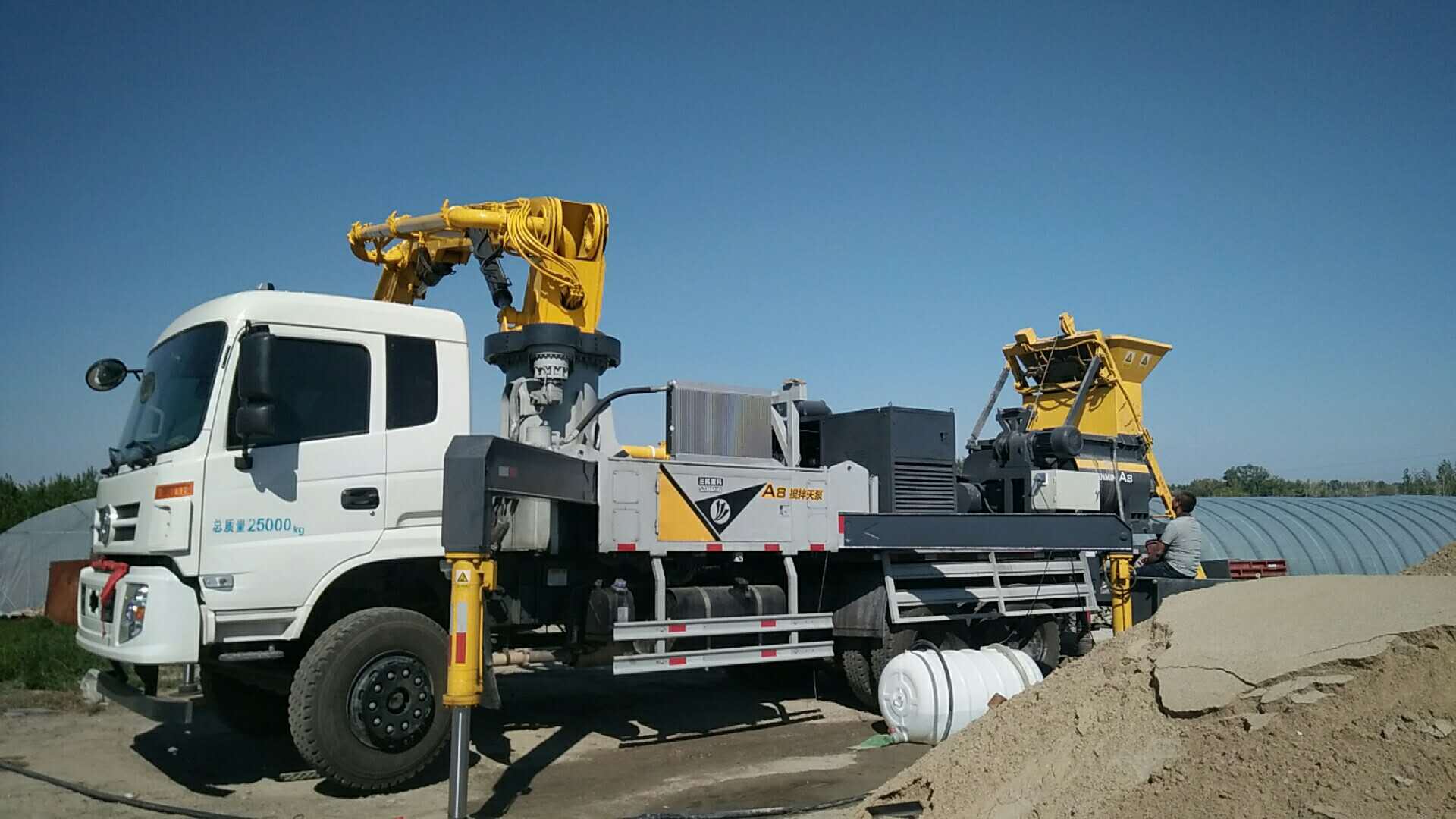 混凝土泵車 混凝土泵車